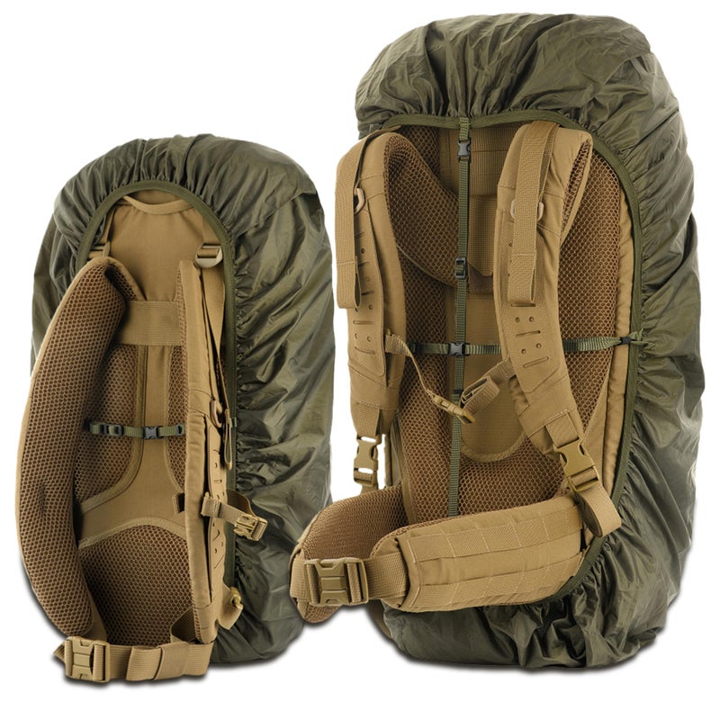 M-Tac Backpack Rain Cover Waterproof - Bag Rain Cover 50-60L - for Hiking Travel Camping Military (Olive, Large) - Image 1